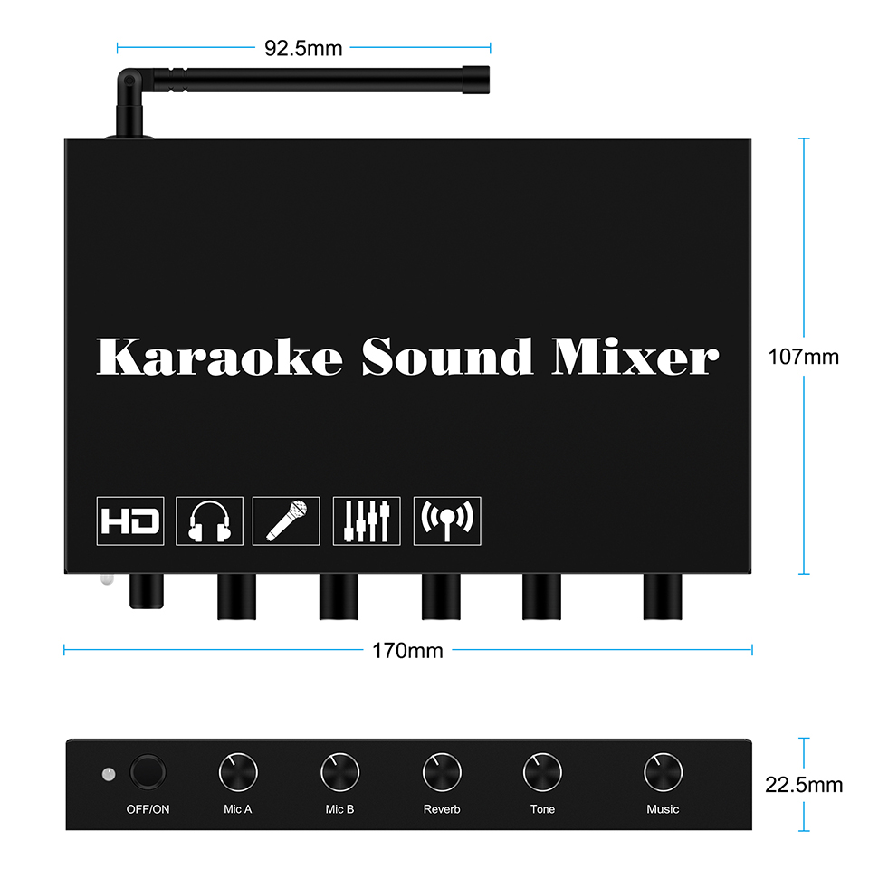 Mezclador de reproductor de Ka - Audio Home Cinema reseña y precio
