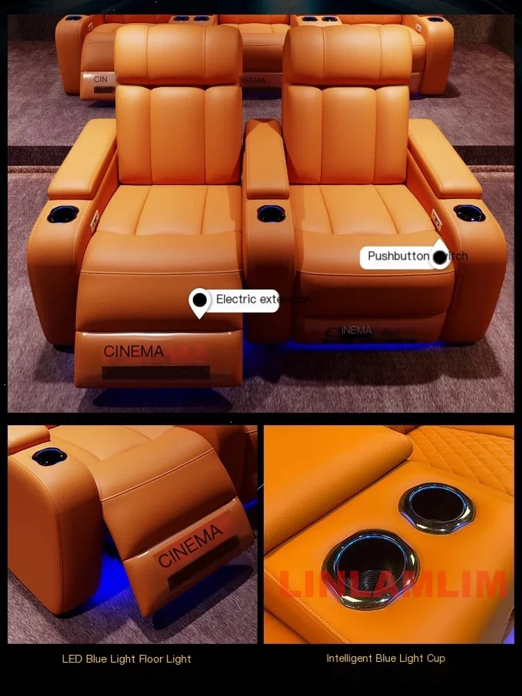 Silla de Cine Reclinable Eléct - Home Cinema Chairs reseña y precio